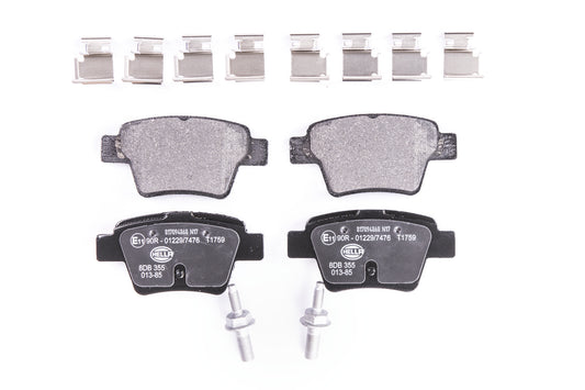 HELLA Brake pad set - T1759 - for e.g. BYD / CITROEN / PEUGEOT 8DB355013-851