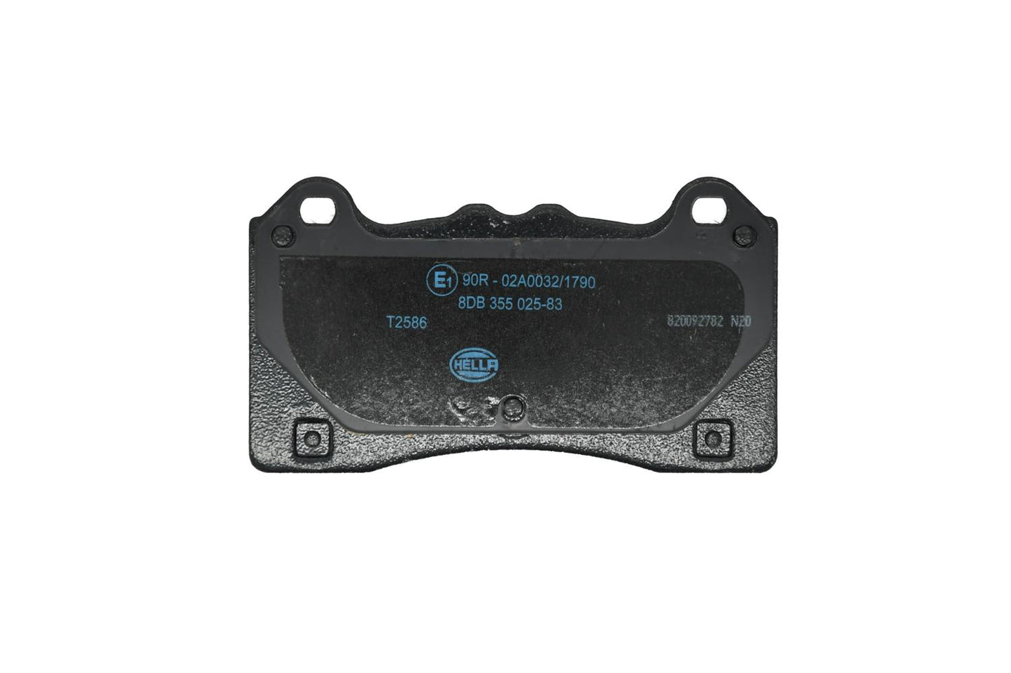 HELLA Brake pad set - T2586 - for e.g. FORD 8DB355025-831