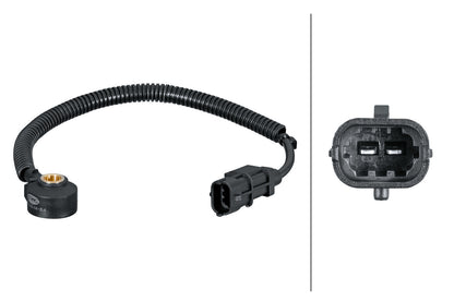 HELLA Knock Sensor - 2-pin connector 6PG013114-841