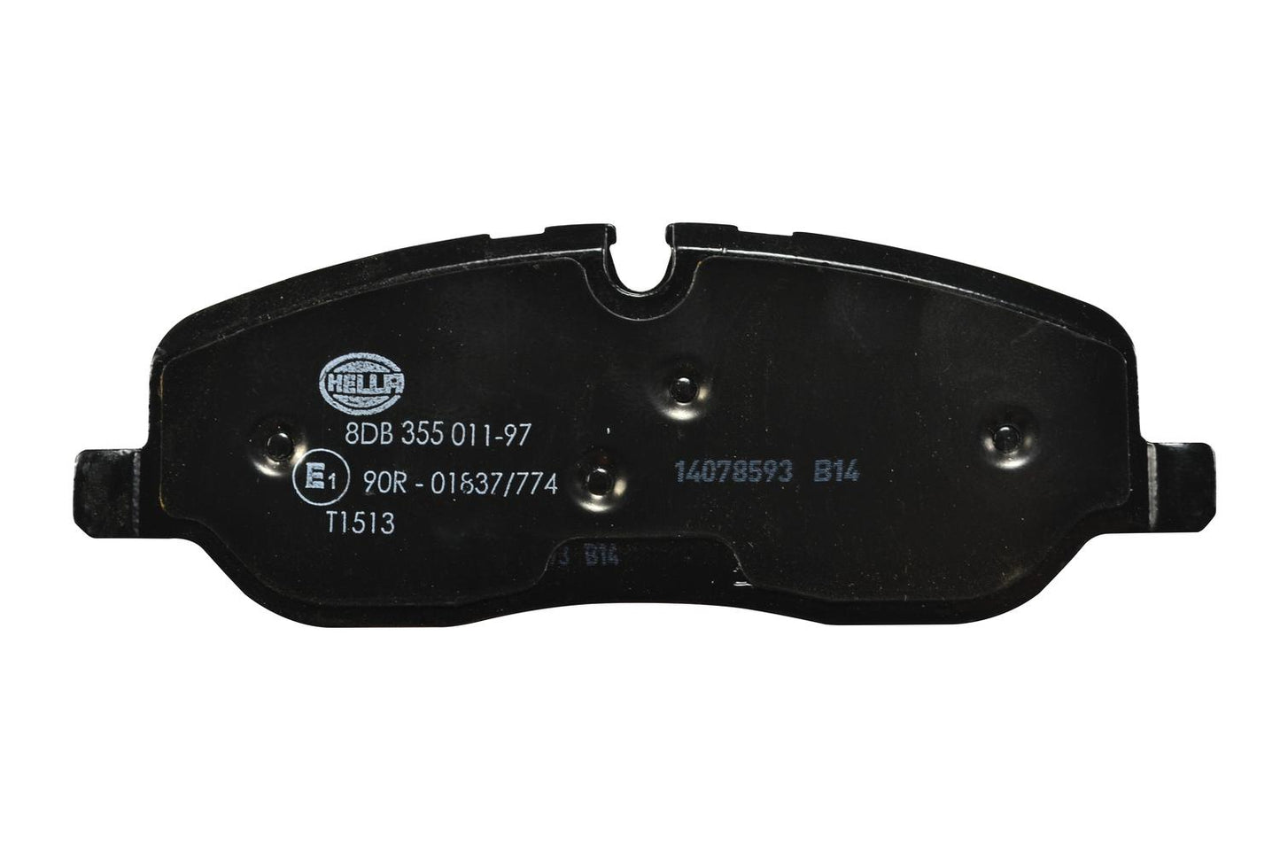 HELLA Brake pad set - T1513 - for e.g. LAND ROVER 8DB355011-971