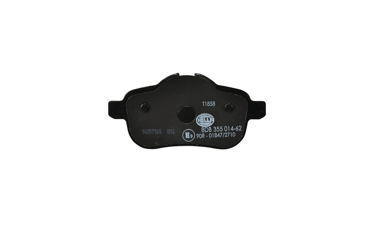 HELLA Brake pad set - T1858 - for e.g. BMW 8DB355014-621