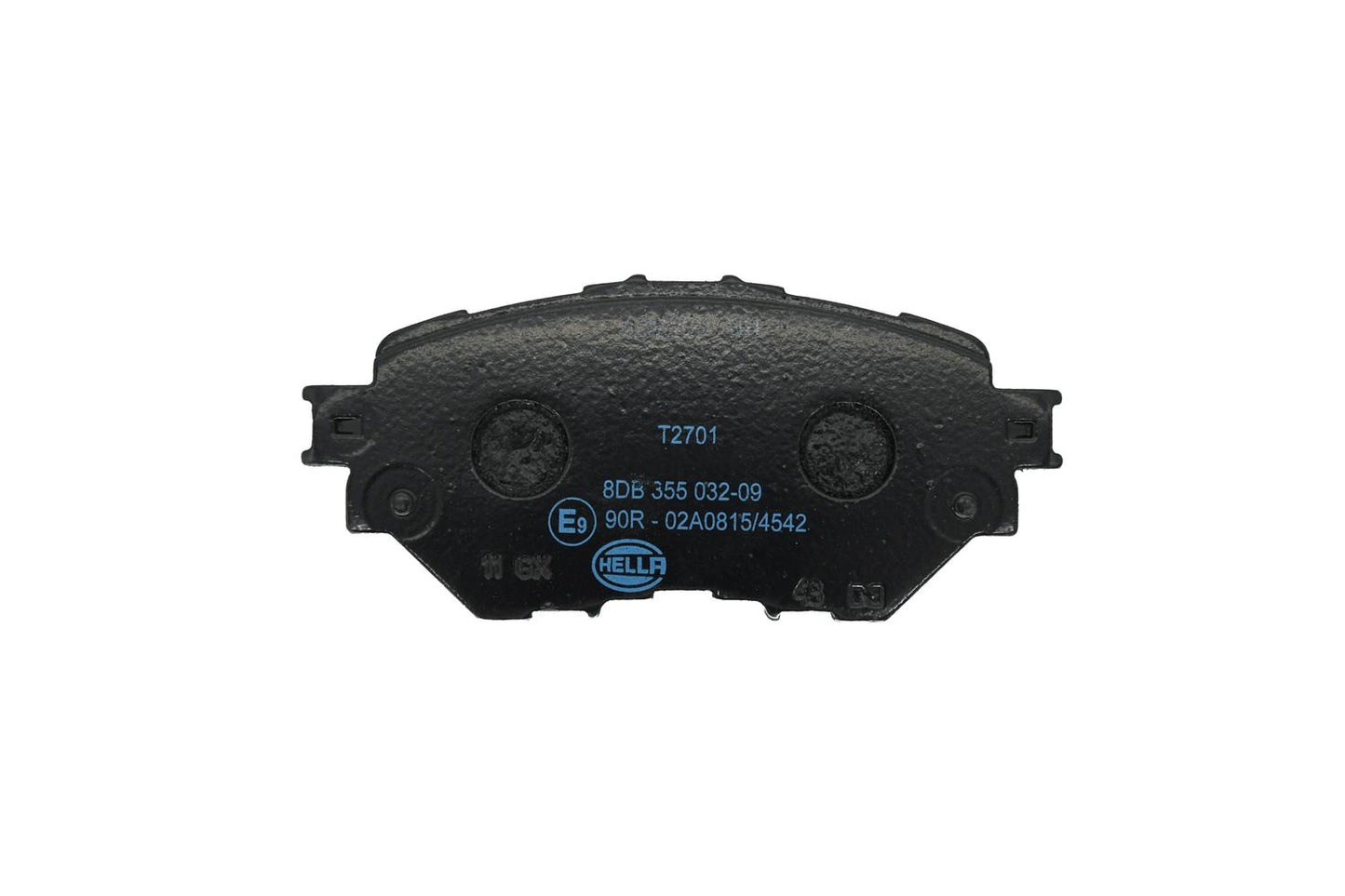 HELLA Brake pad set - T2701 - for e.g. MAZDA 8DB355032-091