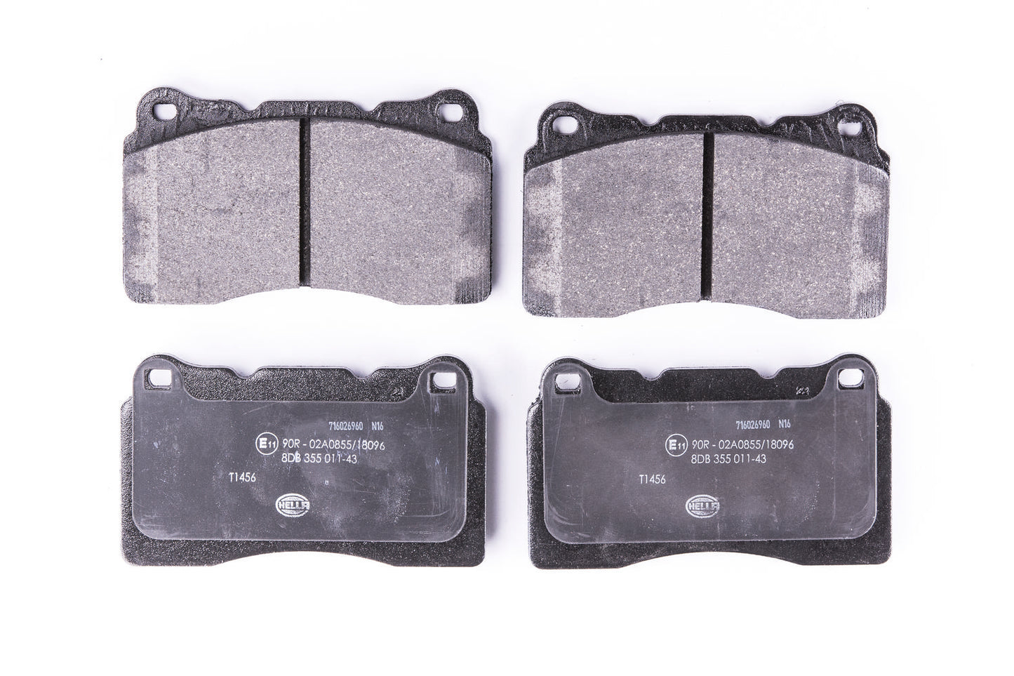 HELLA Brake pad set - T1456 - for e.g. RENAULT 8DB355011-431