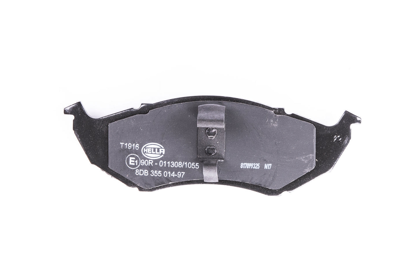 HELLA Brake pad set - T1916 - for e.g. CHRYSLER / DODGE / PLYMOUTH 8DB355014-971