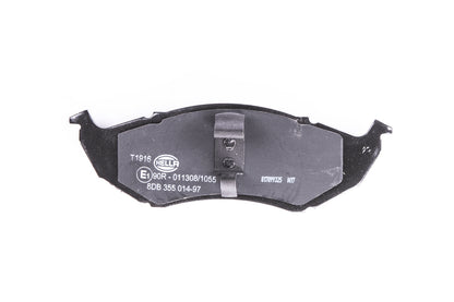 HELLA Brake pad set - T1916 - for e.g. CHRYSLER / DODGE / PLYMOUTH 8DB355014-971