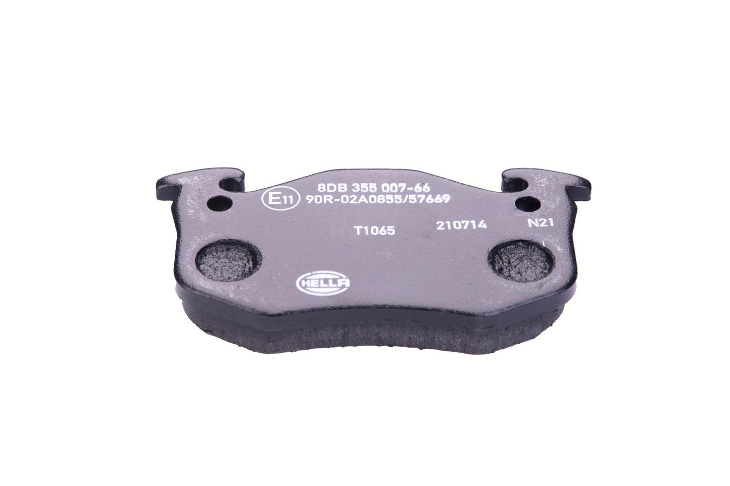 HELLA Brake pad set - T1065 - for e.g. RENAULT 8DB355007-661