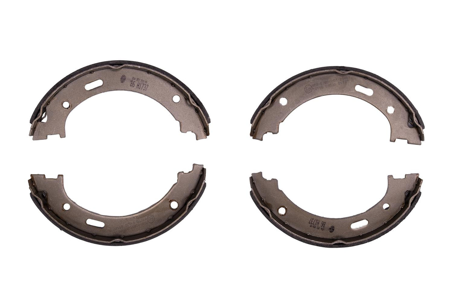 HELLA Brake Shoe Set, parking brake - H1737 - for e.g. JEEP 8DA355050-901