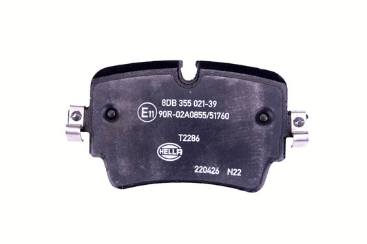 HELLA Brake pad set - T2286 - for e.g. JAGUAR 8DB355021-391