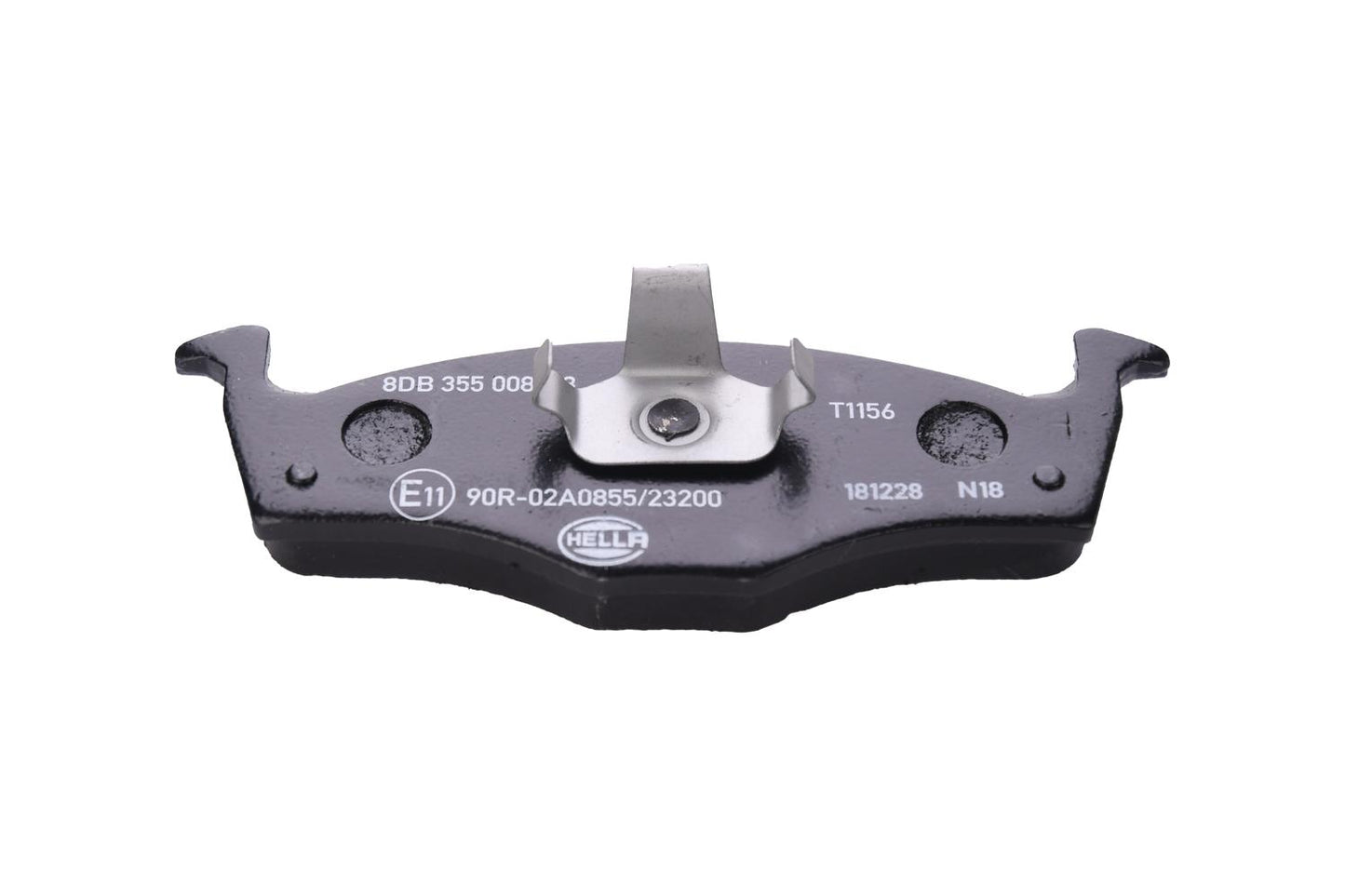 HELLA Brake pad set - T1156 - for e.g. VOLKSWAGEN 8DB355008-481
