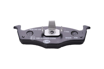 HELLA Brake pad set - T1156 - for e.g. VOLKSWAGEN 8DB355008-481