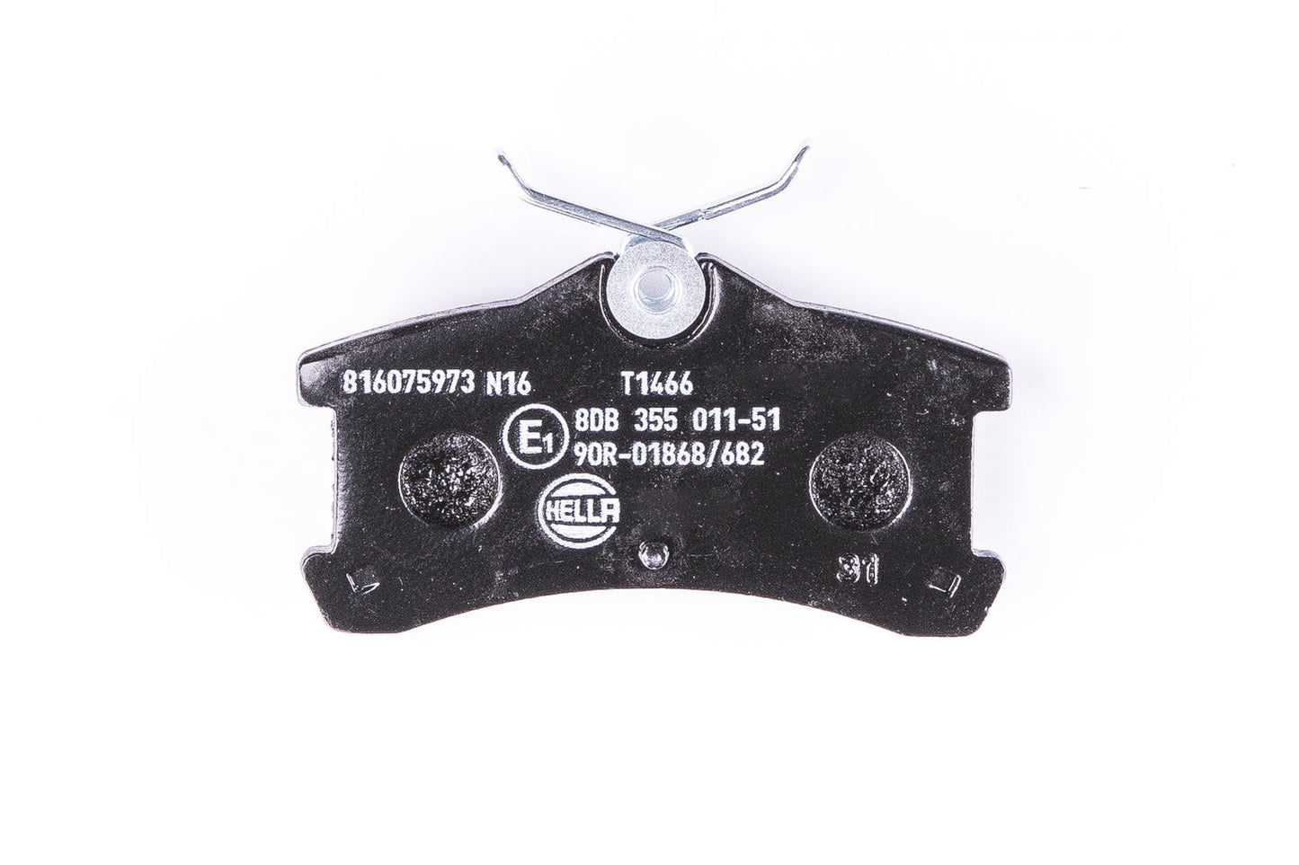 HELLA Brake pad set - T1466 - for e.g. TOYOTA 8DB355011-511