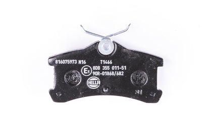 HELLA Brake pad set - T1466 - for e.g. TOYOTA 8DB355011-511