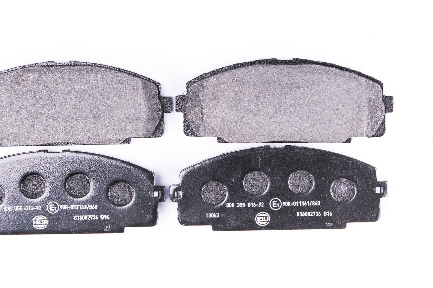 HELLA Brake pad set - T3083 - for e.g. TOYOTA 8DB355016-921