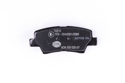 HELLA Brake pad set - T2210 - for e.g. HYUNDAI / KIA / SSANGYONG 8DB355020-371