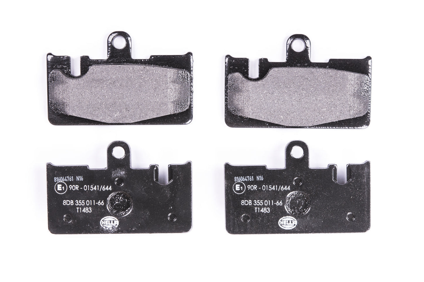 HELLA Brake pad set - T1483 - for e.g. LEXUS 8DB355011-661