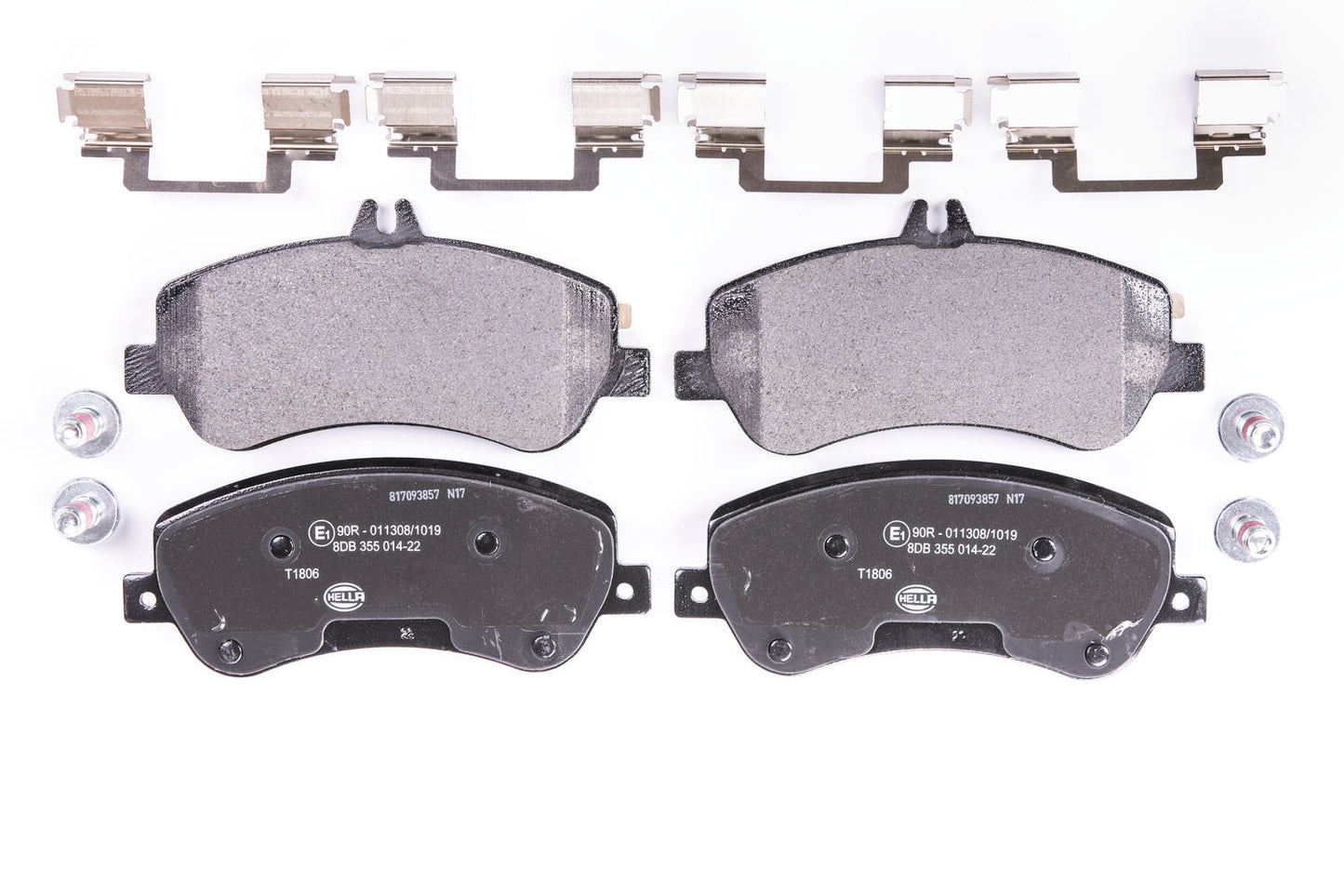 HELLA Brake pad set - T1806 - for e.g. MERCEDES-BENZ 8DB355014-221
