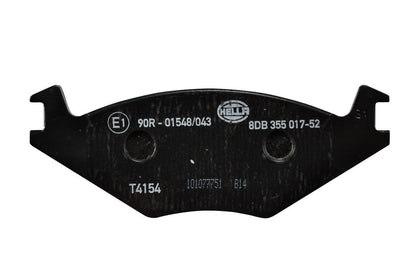 HELLA Brake pad set - T4154 - for e.g. SEAT / VOLKSWAGEN 8DB355017-521