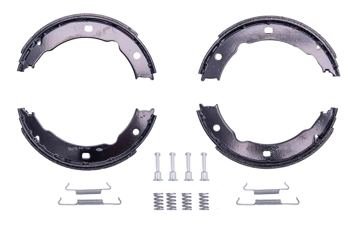 HELLA Brake Shoe Set, parking brake - H9350 - for e.g. PEUGEOT 8DA355050-421