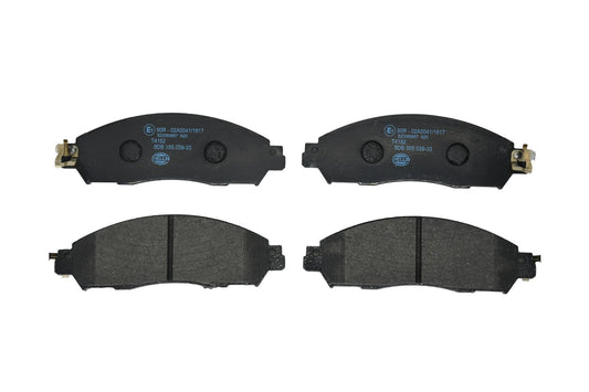 HELLA Brake pad set - T4182 - for e.g. NISSAN 8DB355039-331