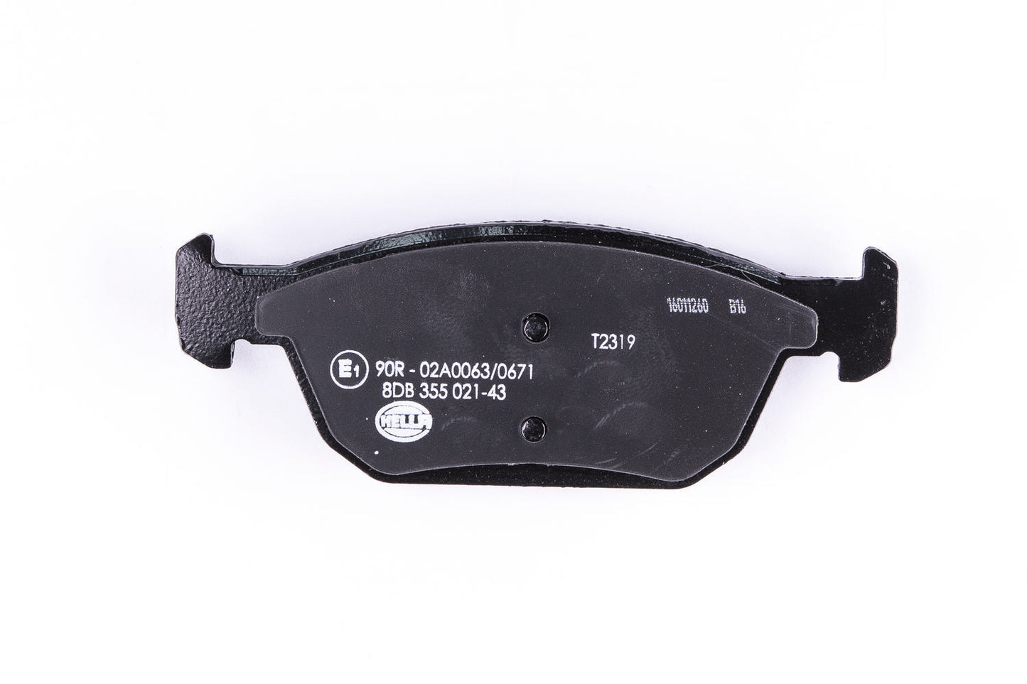 HELLA Brake pad set - T2319 - for e.g. HONDA 8DB355021-431