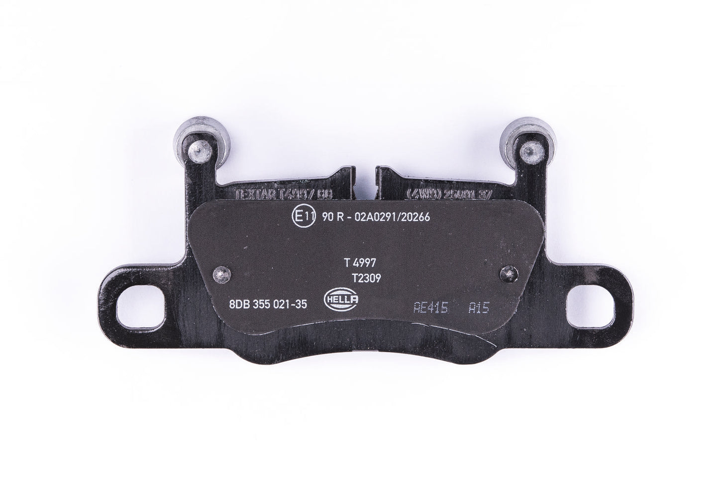 HELLA Brake pad set - T2309 - for e.g. PORSCHE 8DB355021-351