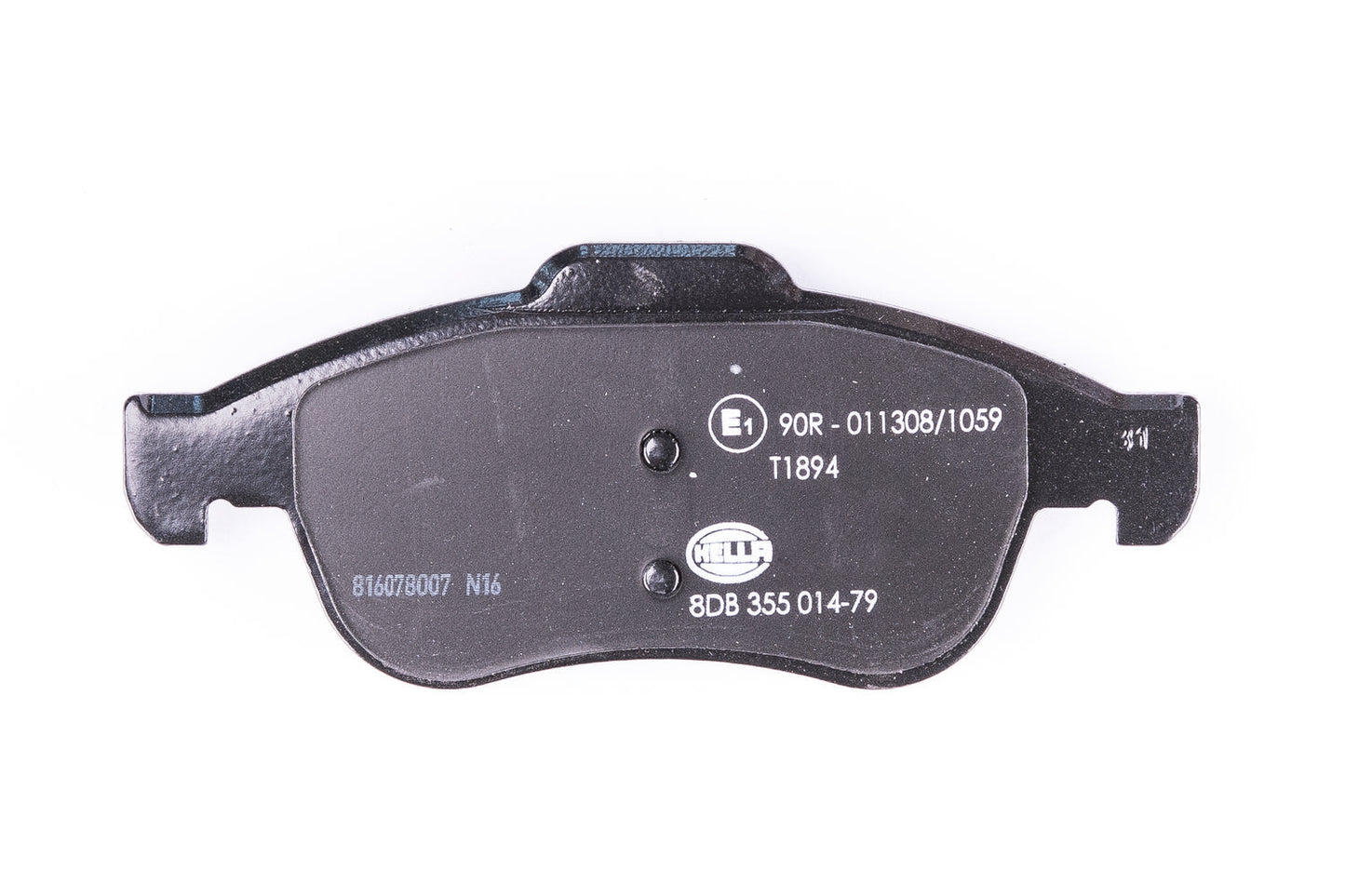 HELLA Brake pad set - T1894 - for e.g. DACIA / RENAULT 8DB355014-791