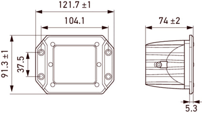 HELLA VALUEFIT LED-Worklight - 12/30V 1GA357206-001
