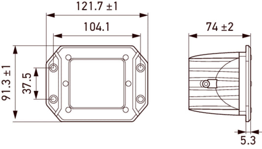 HELLA VALUEFIT LED-Worklight - 12/30V 1GA357206-001
