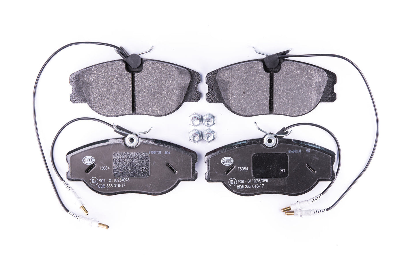 HELLA Brake pad set - T5084 - for e.g. CITROEN / FIAT / LANCIA / PEUGEOT 8DB355018-171