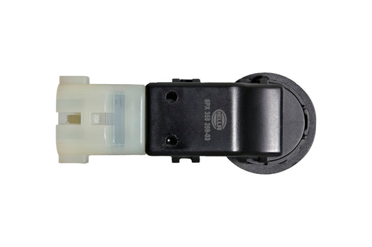 HELLA Sensor, park distance control - angled - 2-pin connector - Plugged 6PX358269-031