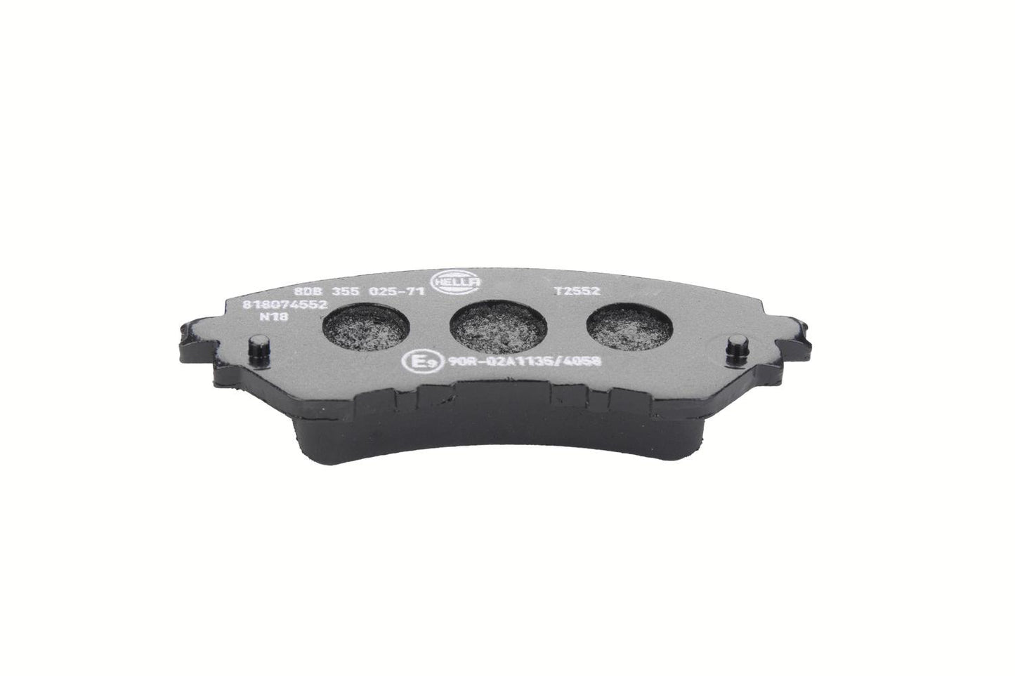 HELLA Brake pad set - T2552 - for e.g. TOYOTA 8DB355025-711