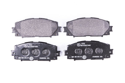 HELLA Brake pad set - T1814 - for e.g. DAIHATSU / LEXUS / TOYOTA 8DB355014-311