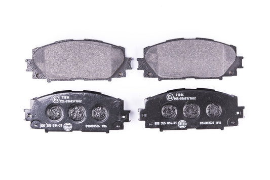 HELLA Brake pad set - T1814 - for e.g. DAIHATSU / LEXUS / TOYOTA 8DB355014-311