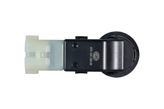 HELLA Sensor, park distance control - angled - 2-pin connector - Plugged 6PX358269-001