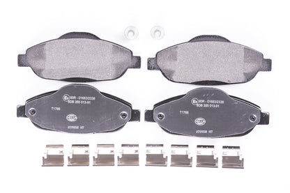 HELLA Brake pad set - T1766 - for e.g. PEUGEOT 8DB355013-911