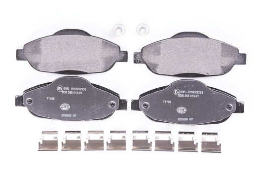 HELLA Brake pad set - T1766 - for e.g. PEUGEOT 8DB355013-911