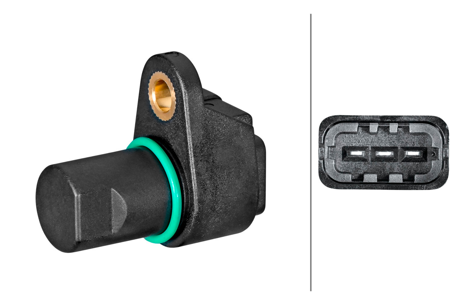 HELLA Sensor, camshaft position - 3-pin connector 6PU358381-211