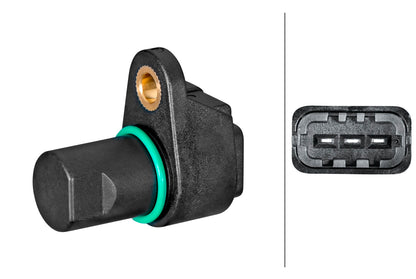 HELLA Sensor, camshaft position - 3-pin connector 6PU358381-211