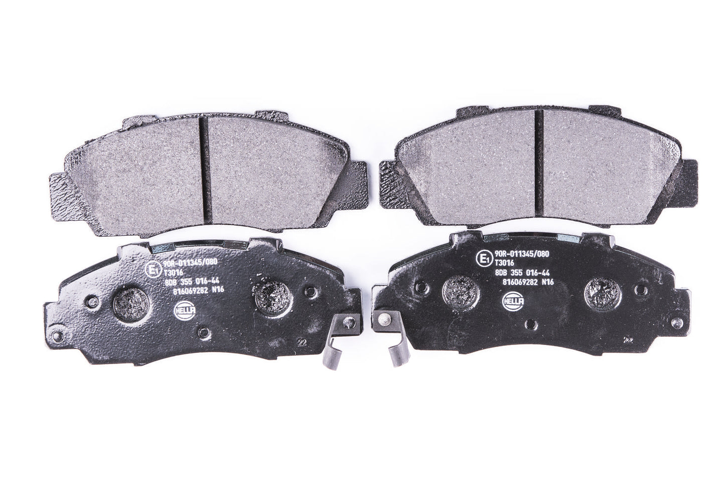 HELLA Brake pad set - T3016 - for e.g. ACURA / HONDA / ROVER 8DB355016-441