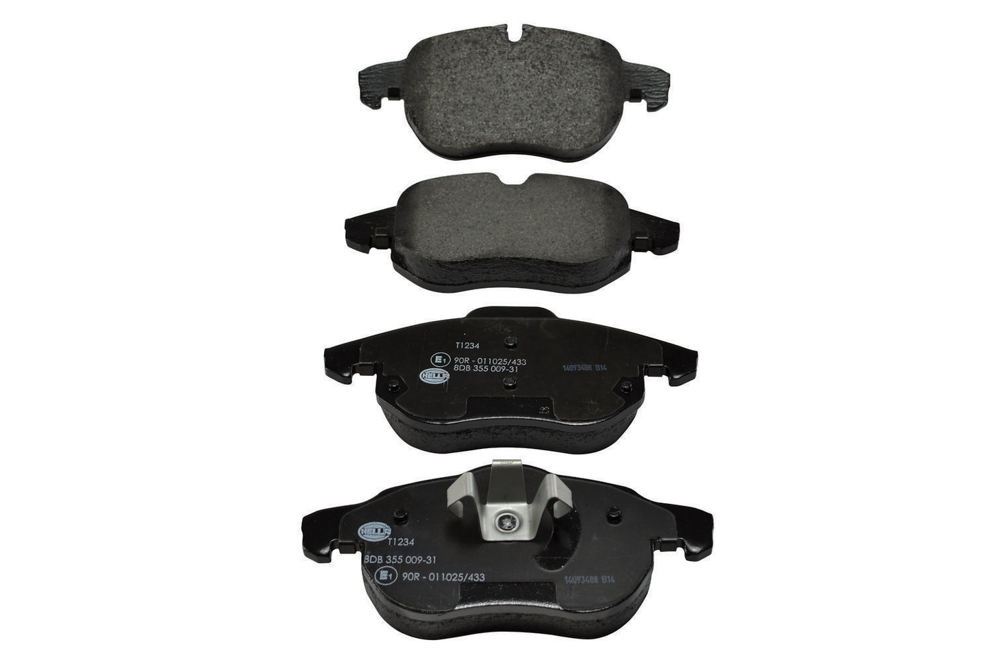 HELLA Brake pad set - T1234 - for e.g. CADILLAC / CHEVROLET / FIAT / HOLDEN 8DB355009-311
