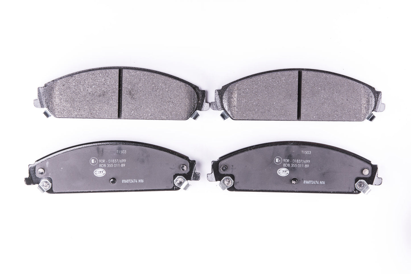 HELLA Brake pad set - T1503 - for e.g. CHRYSLER / DODGE / LANCIA 8DB355011-891