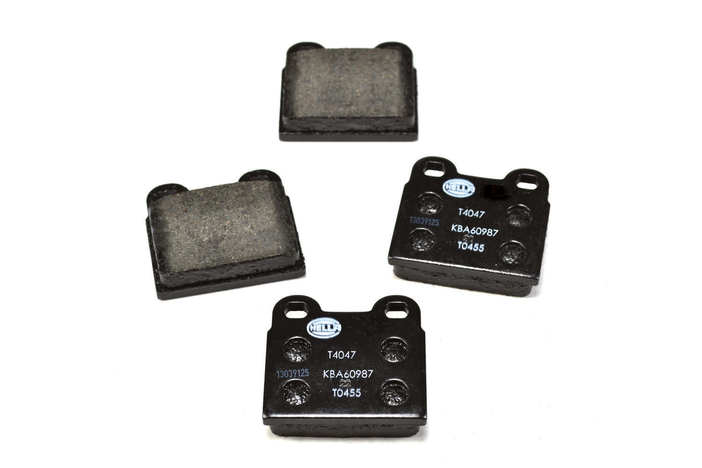 HELLA Brake pad set - T0455 - for e.g. ALFA ROMEO / AUTO UNION / DAF / NSU 8DB355006-991