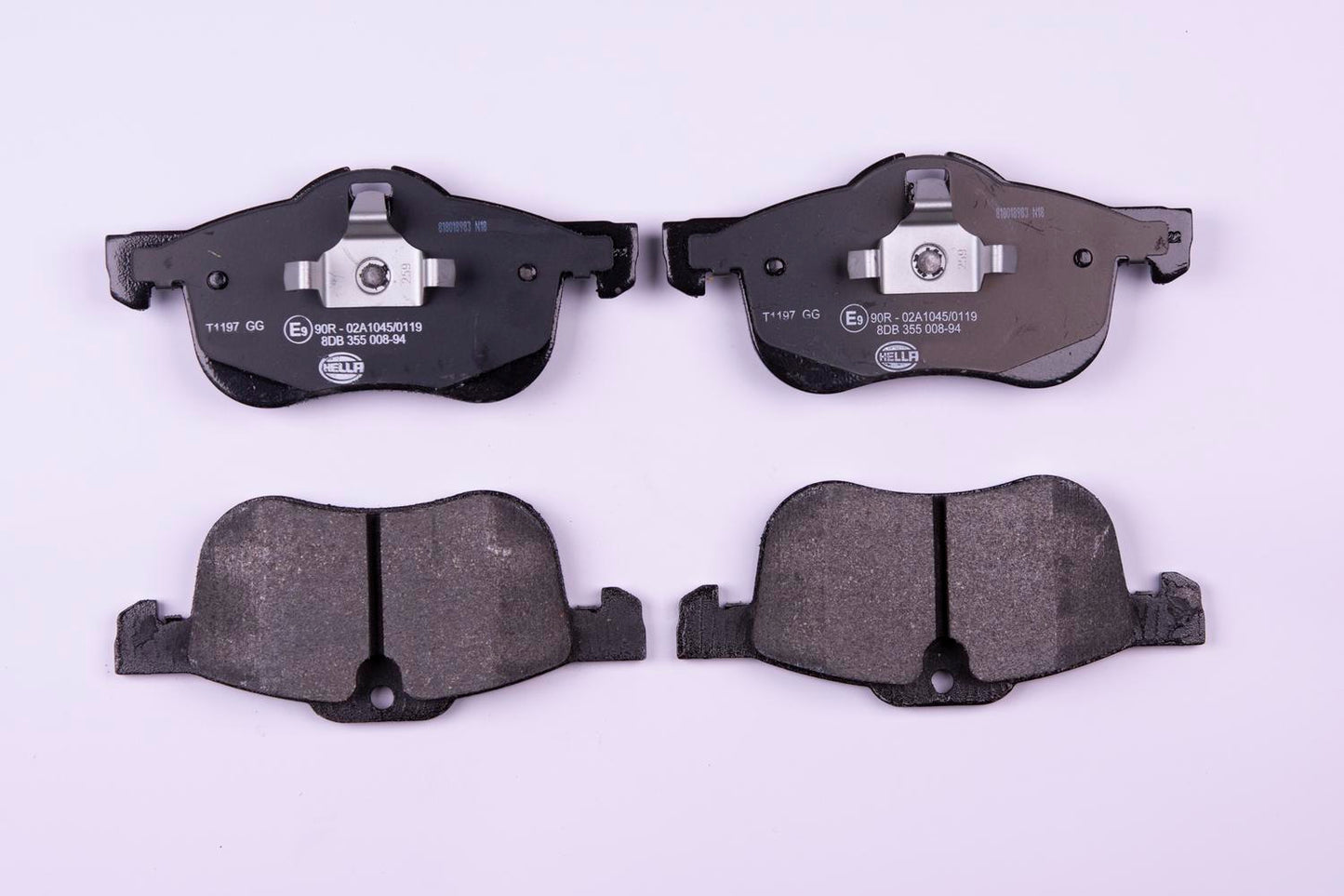 HELLA Brake pad set - T1197 - for e.g. MG / ROVER 8DB355008-941
