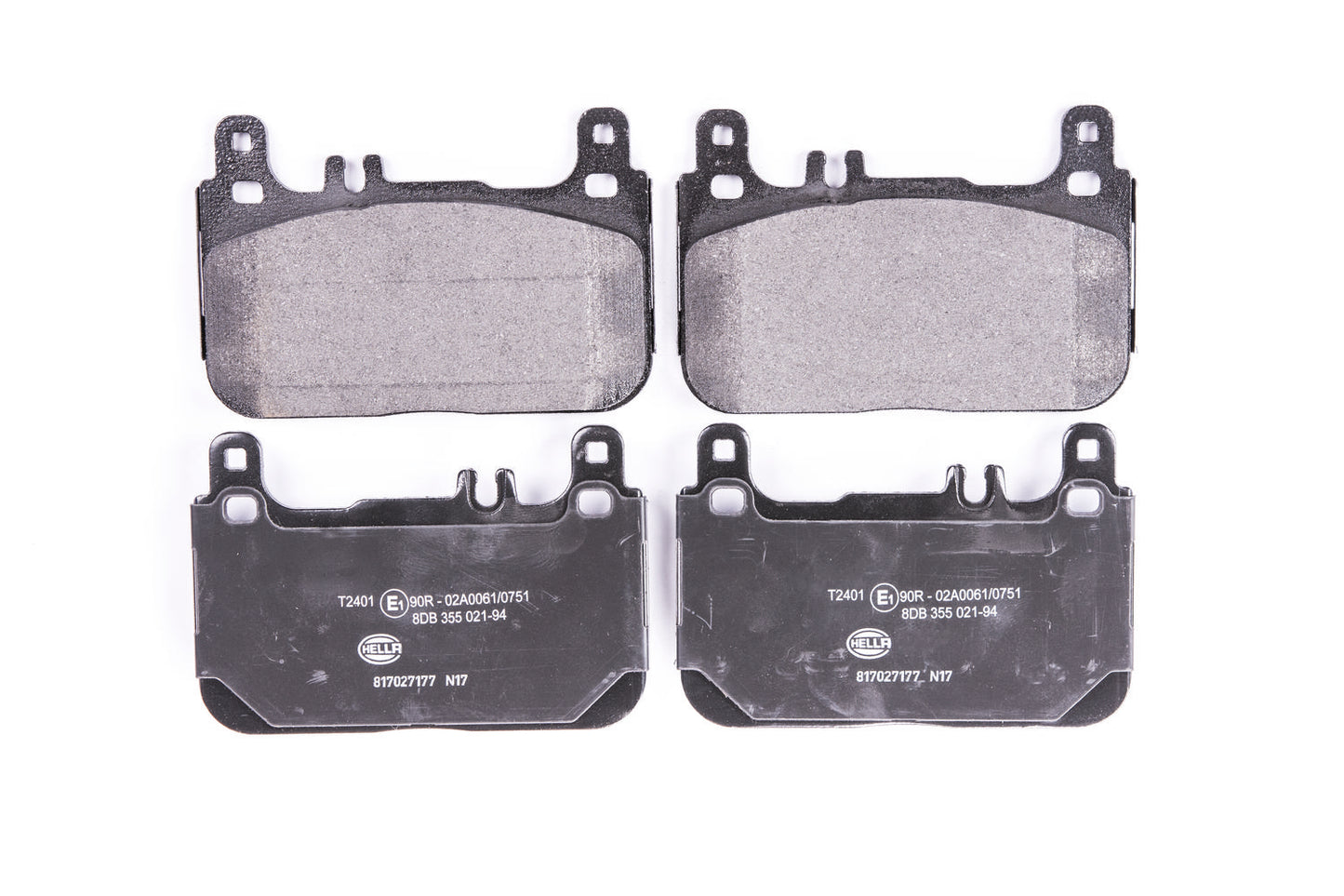 HELLA Brake pad set - T2401 - for e.g. MERCEDES-BENZ 8DB355021-941
