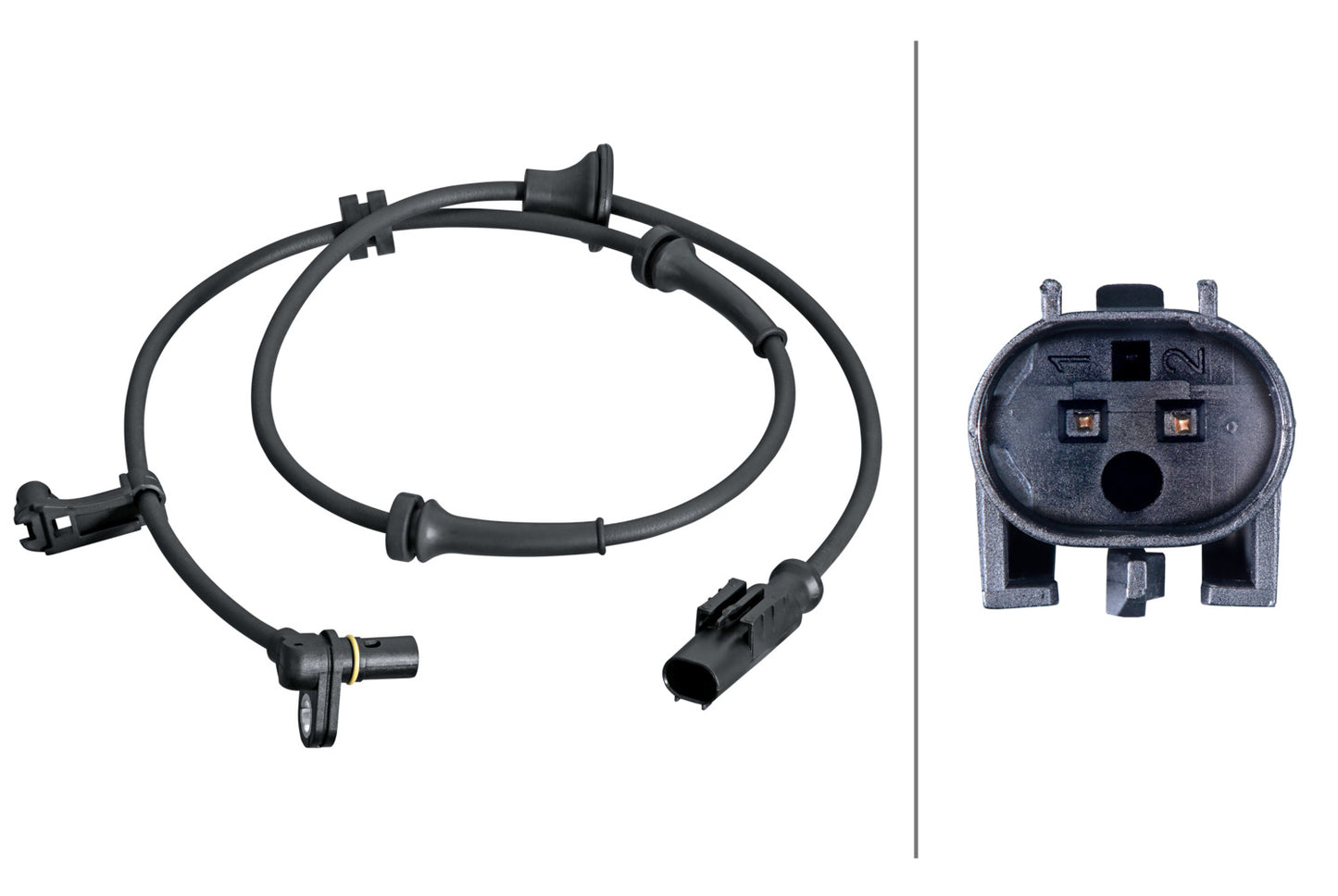 HELLA Sensor, wheel speed - 2-pin connector 6PU358251-101
