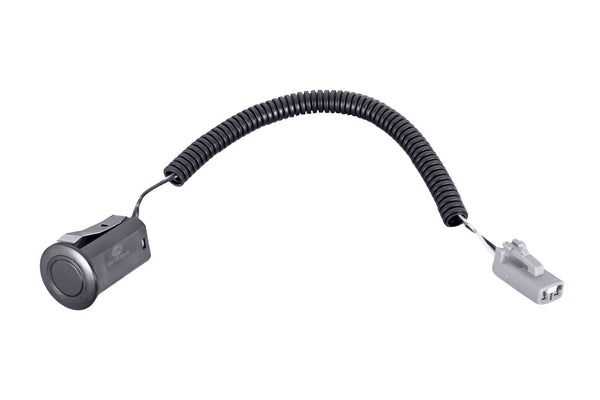 HELLA Sensor, park distance control - straight - 2-pin connector - Plugged - Cable: 23 6PX358269-341