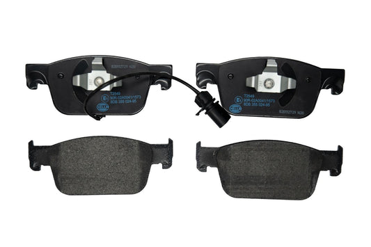 HELLA Brake pad set - T2549 - for e.g. AUDI 8DB355024-951