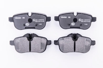 HELLA Brake pad set - T1858 - for e.g. BMW 8DB355014-621