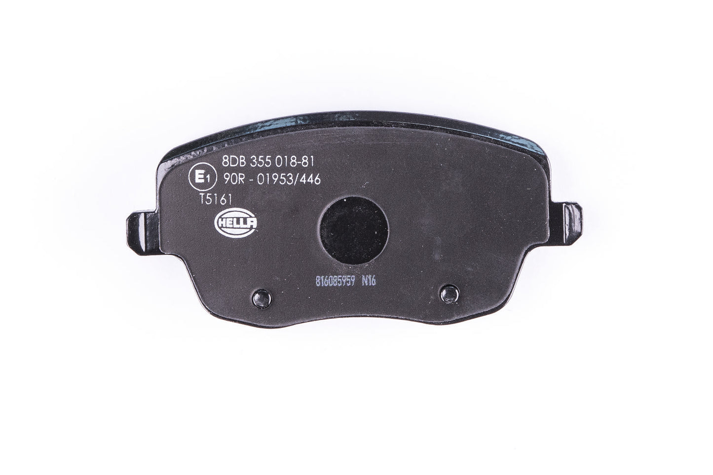 HELLA Brake pad set - T5161 - for e.g. SEAT / SKODA / VOLKSWAGEN 8DB355018-811