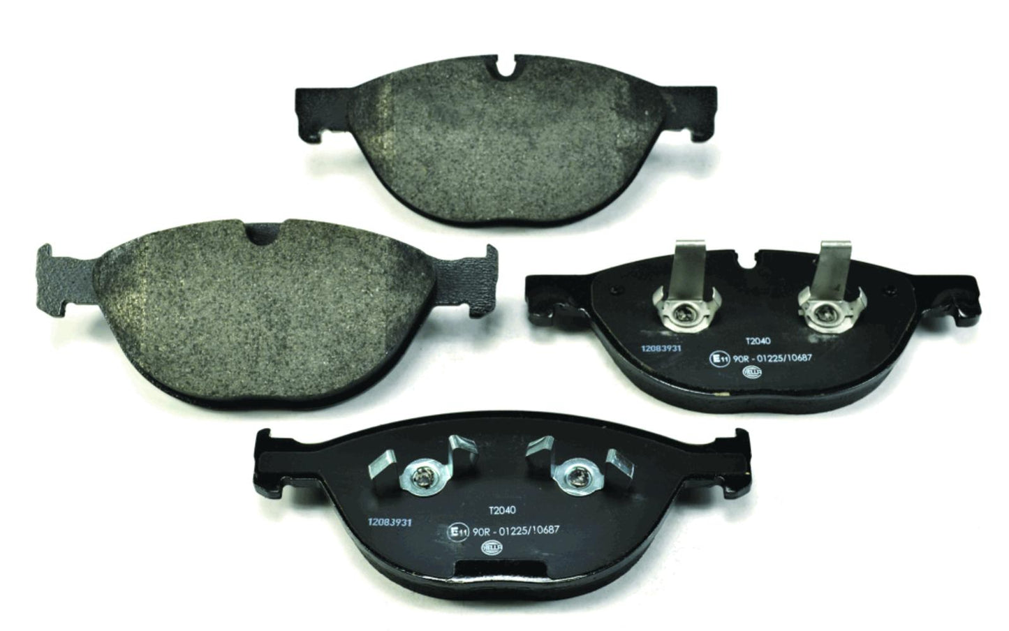 HELLA Brake pad set - T2040 - for e.g. JAGUAR 8DB355015-701